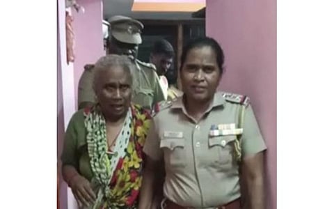 சென்னை | தற்கொலைக்கு முயன்ற மூதாட்டி: பத்திரமாக மீட்ட பெண் காவல் ஆய்வாளர்