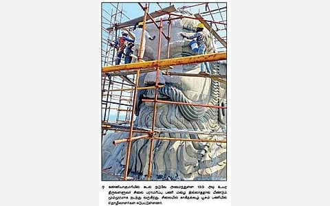 குமரியில் திருவள்ளுவர் சிலை பராமரிப்பு பணி தீவிரம்: 2023-ல் சுற்றுலா பயணிகளை அனுமதிக்க வாய்ப்பு