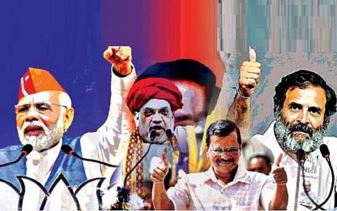 குஜராத் தேர்தல்: எதிர்த்து ஆட யாருமில்லாத களம்!