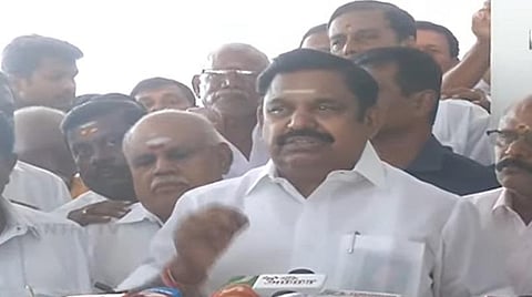 சேலத்தில் செய்தியாளர்களைச் சந்தித்த இபிஎஸ்