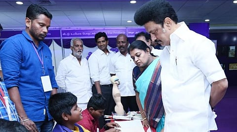 சென்னை கலைவாணர் அரங்கில் முதல்வர் ஸ்டாலின்