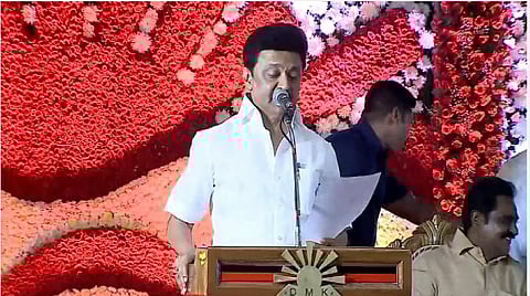 திருமண விழாவில் பேசிய முதல்வர் மு.க.ஸ்டாலின்