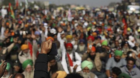 குறைந்தபட்ச ஆதரவு விலை கோரி டெல்லி ஜந்தர் மந்தரில் விவசாயிகள் போராட்டம்