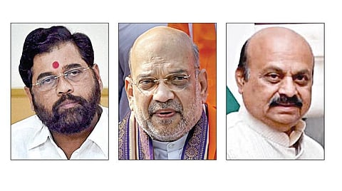 எல்லை பிரச்சினையால் மோதல்: மகாராஷ்டிரா, கர்நாடக மாநில முதல்வர்களை சந்திக்கிறார் அமித் ஷா