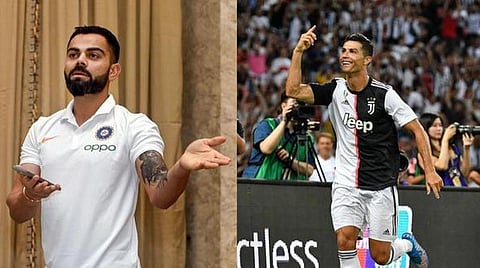 கோலி மற்றும் ரொனால்டோ | கோப்புப் படம்