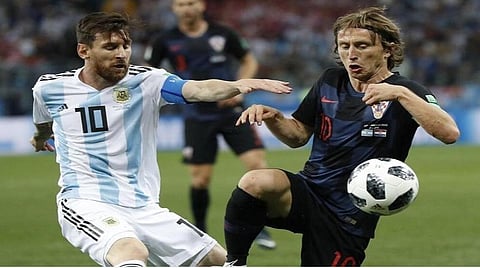 மெஸ்ஸி மற்றும் மோட்ரிச் | கோப்புப்படம்