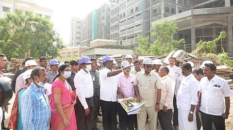 ஆய்வு செய்த அமைச்சர் மா.சுப்பிரமணியன்