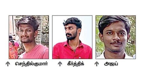 கோவில்பட்டி அருகே பேருந்து - கார் மோதல்: கல்லூரி மாணவர்கள் 4 பேர் உயிரிழப்பு