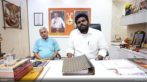 “திமுக கட்டுப்பாட்டில் ஊடகங்கள்” - குற்றச்சாட்டுடன் வீடியோ பகிர்ந்த அண்ணாமலை