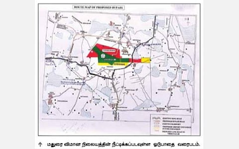 ஓடுபாதை விரிவாக்க திட்ட சாலை அமைப்பதில் திடீர் மாற்றம்? - வாகனங்கள் 15 கி.மீ. சுற்றிச் செல்லும் சூழல் உருவாகும் நிலை