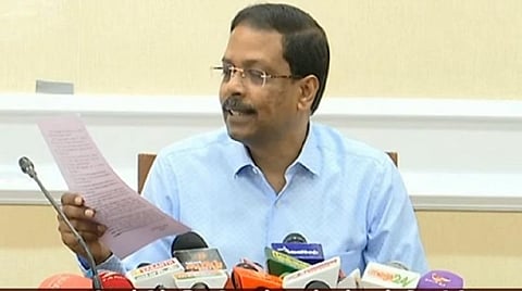 செய்தியாளர் சந்திப்பில் தலைமை தேர்தல் அதிகாரி சத்யபிரத சாஹூ