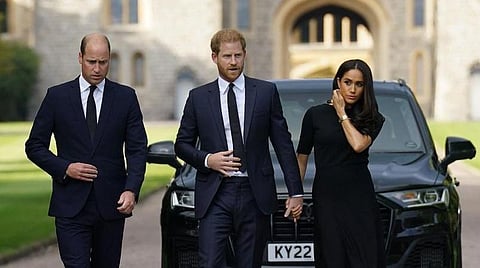 வில்லியம், ஹாரி மற்றும் மேகன் | கோப்புப் படம்