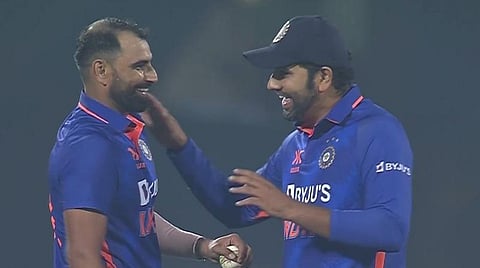 ஷமி மற்றும் ரோகித்