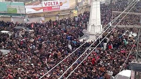 கில்ஜித் பல்திஸ்தானில் நடைபெற்ற போராட்டம்