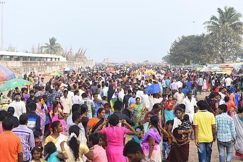 மெரினா கடற்கரையில் காணும் பொங்கல் கொண்டாட்டம் | கோப்புப் படம்