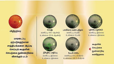 இதய ஆரோக்கியத்தை உணர்த்தும் விழித்திரை
