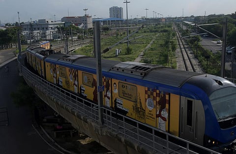 சென்னை மெட்ரோ ரயில் | கோப்புப் படம்