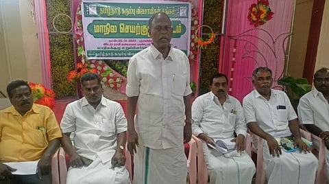 கரும்பு விவசாயிகளின் செய்தியாளர் சந்திப்பு