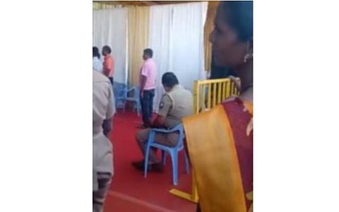 நாமக்கல் | தேசியகீதத்துக்கு மரியாதை அளிக்காத எஸ்.எஸ்.ஐ. பணியிடை நீக்கம்