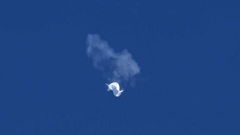 சுட்டு வீழ்த்தப்பட்ட சீன பலூன்