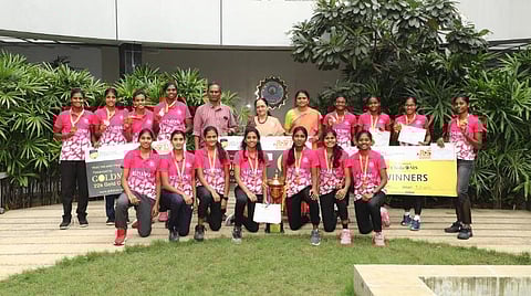 எம்ஓபி வைஷ்ணவா கல்லூரி சாம்பியன்