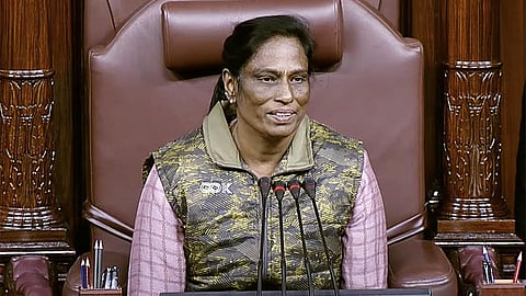 மாநிலங்களவைக்கு தலைமை தாங்கிய பி.டி.உஷா - புதிய மைல்கற்களை உருவாக்குவதற்கு உறுதி