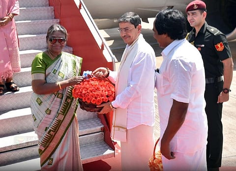 மதுரை வந்த குடியரசு தலைவர்