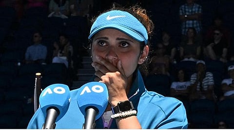 துபாய் ஓபன் டென்னிஸில் தோல்வி - கண்ணீருடன் விடைபெற்றார் சானியா மிர்சா