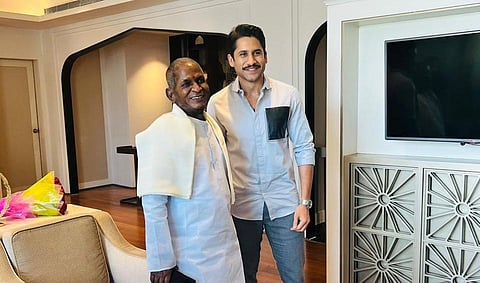 ‘அவரை சந்தித்ததும் என் முகத்தில் ஆனந்தம்’ - இளையராஜா குறித்து நெகிழ்ந்த நாக சைதன்யா