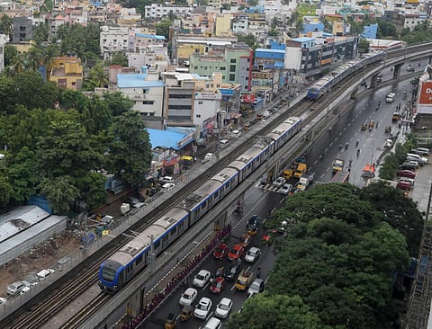 சென்னை மெட்ரோ ரயில் | கோப்புப் படம்