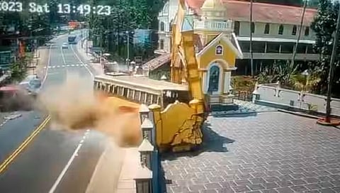 விபத்தின் சிசிடிவி காட்சி