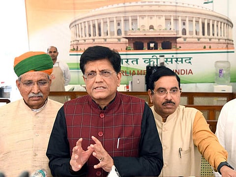 பொறுப்பற்ற எதிர்க்கட்சிகளால் நாடாளுமன்றம் வேண்டுமென்றே முடக்கம்: பியூஷ் கோயல்