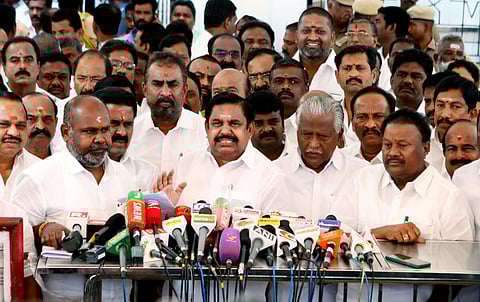 செய்தியாளர் சந்திப்பில் இபிஎஸ்