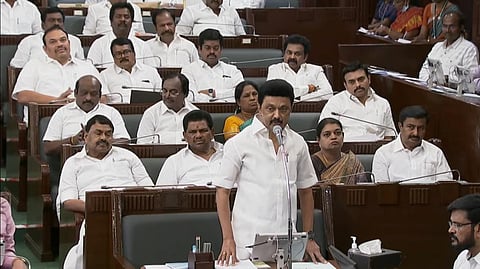 சட்டப்பேரவையில் பேசிய முதல்வர் ஸ்டாலின்.