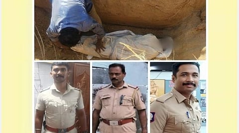 ஆறுமுகநேரியில் மனித நேயத்துடன் முதியவர் உடலை அடக்கம் செய்த போலீஸாருக்கு எஸ்.பி. பாராட்டு