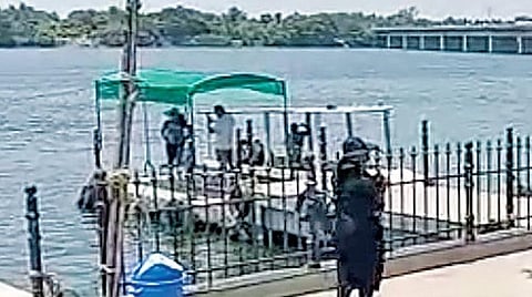 சுண்ணாம்பாறு படகு குழாம்.