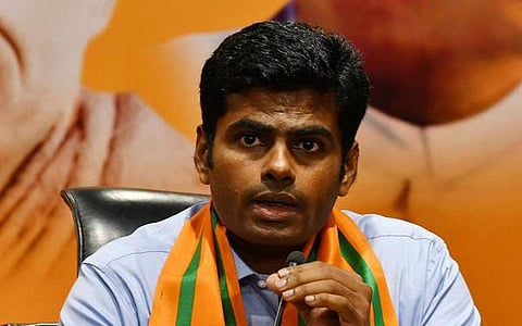 தமிழக பாஜக தலைவர் அண்ணாமலை