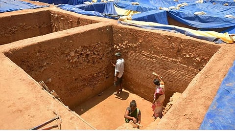 உலக பாரம்பரிய தினம் - வெம்பக்கோட்டை அருகே 250 ஆண்டுகளுக்கு முந்தைய நீர்த் தொட்டியில் தமிழ் கல்வெட்டு