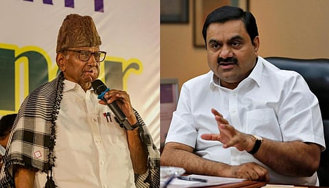 கவுதம் அதானி - சரத் பவார்