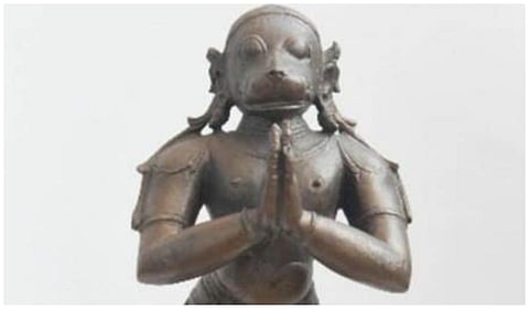 சிலைக் கடத்தல் தடுப்புப் பிரிவிடம் ஒப்படைக்கப்பட்டுள்ள சோழர் காலத்து ஹனுமன் சிலை