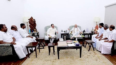 மக்களவைத் தேர்தல் | விரைவில் பாஜகவுக்கான தொகுதிகளை முடிவு செய்யுங்கள் - பழனிசாமியிடம் அமித் ஷா வலியுறுத்தல்