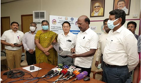 செயலி மற்றும் இணையதளத்தை தொடங்கி வைத்த அமைச்சர்