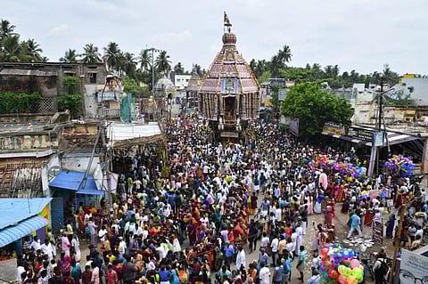 ஐயாறப்பர் கோயில் தேரோட்டம்