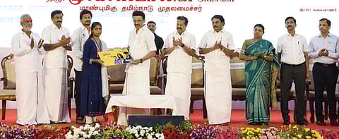 நலத் திட்ட உதவிகளை வழங்கிய முதல்வர் ஸ்டாலின்