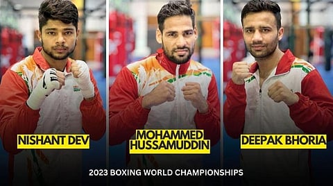 உலக சாம்பியன்ஷிப் குத்துச்சண்டை - தீபக், ஹுசாமுதீனுக்கு வெண்கலப் பதக்கம்