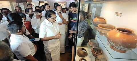 வெம்பக்கோட்டை அகழாய்வில் கிடைத்த பொருட்களுக்கான கண்காட்சி திறப்பு