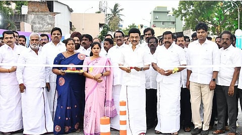 'தேர்தல் நேரத்தில் மட்டும் மக்களை சந்திக்கக்கூடியவன் அல்ல' - மேம்பாலம் திறப்பு விழாவில் முதல்வர் ஸ்டாலின் பேச்சு