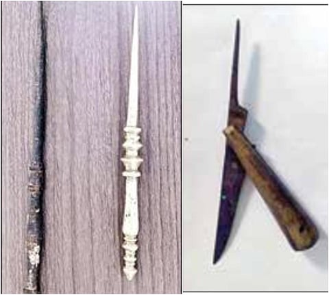 வாரெழுத்தாணி, கூரெழுத்தாணி