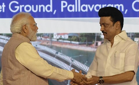 பிரதமர் மோடி மற்றும் முதல்வர் மு.க.ஸ்டாலின் | கோப்புப் படம்