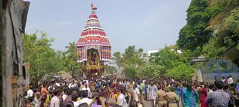 வைகாசி விசாகத்தையொட்டி கும்பகோணத்தில் 4 கோயில்களில் தேரோட்டம்